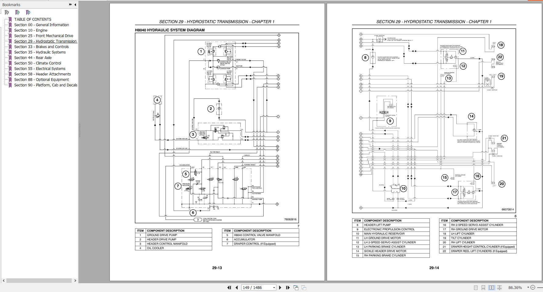 New Holland H8040 Windrower Service Manual84211418 2 1
