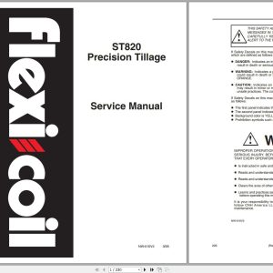 New Holland Precision Tillage Flexicoil ST820 Service Manual 1