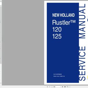 New Holland Rustler 120 Rustler 125 Service Manual 1