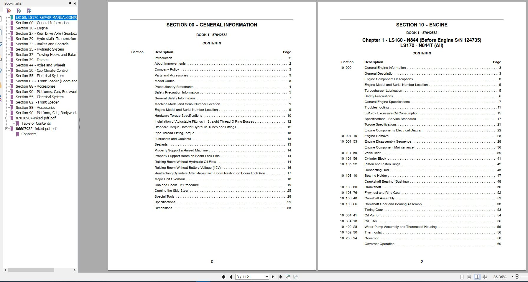 New Holland Skid Steer LS160 LS170 Repair Manual_87036983