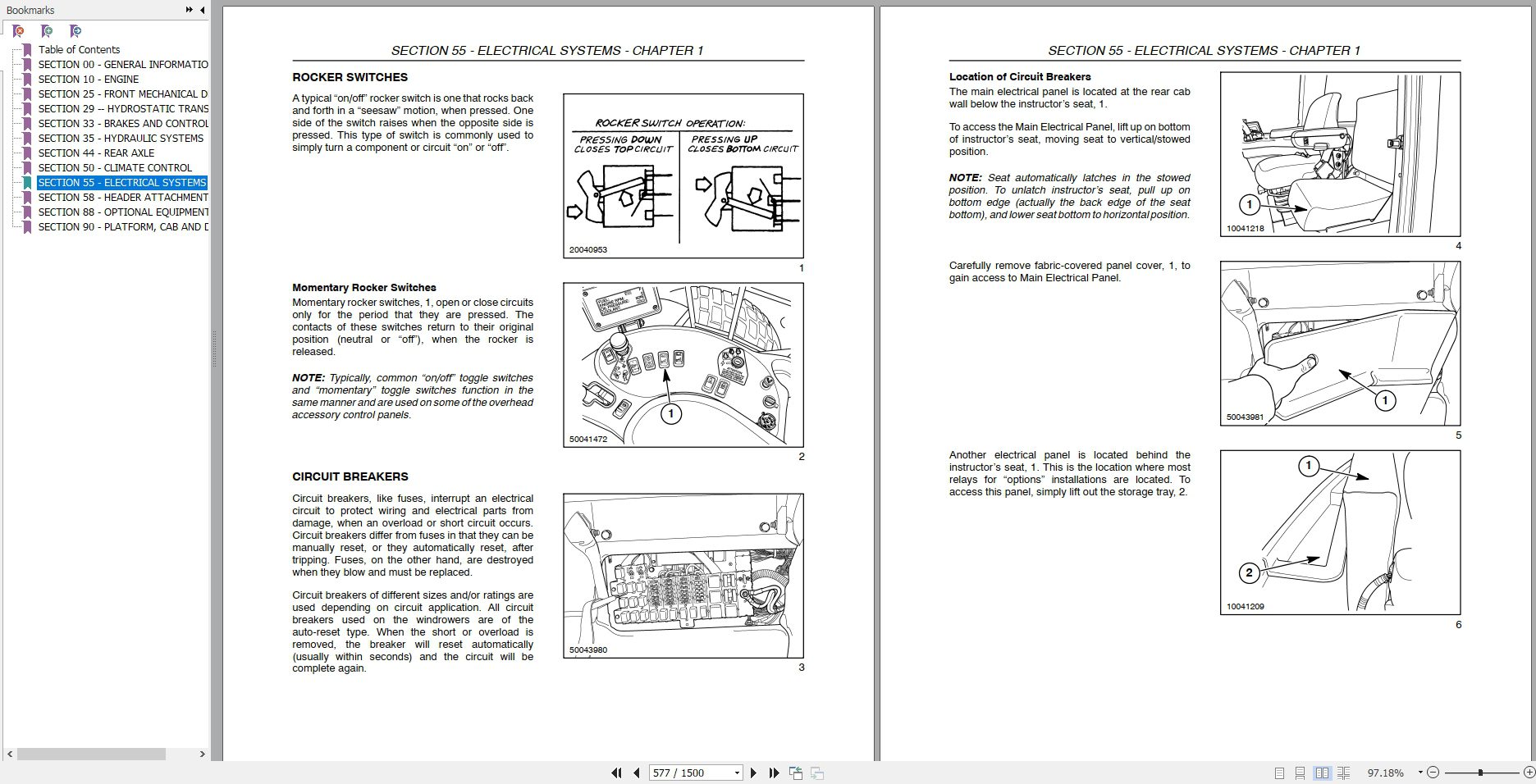 New Holland Tractor H8040 Windrower Repair Manual 3