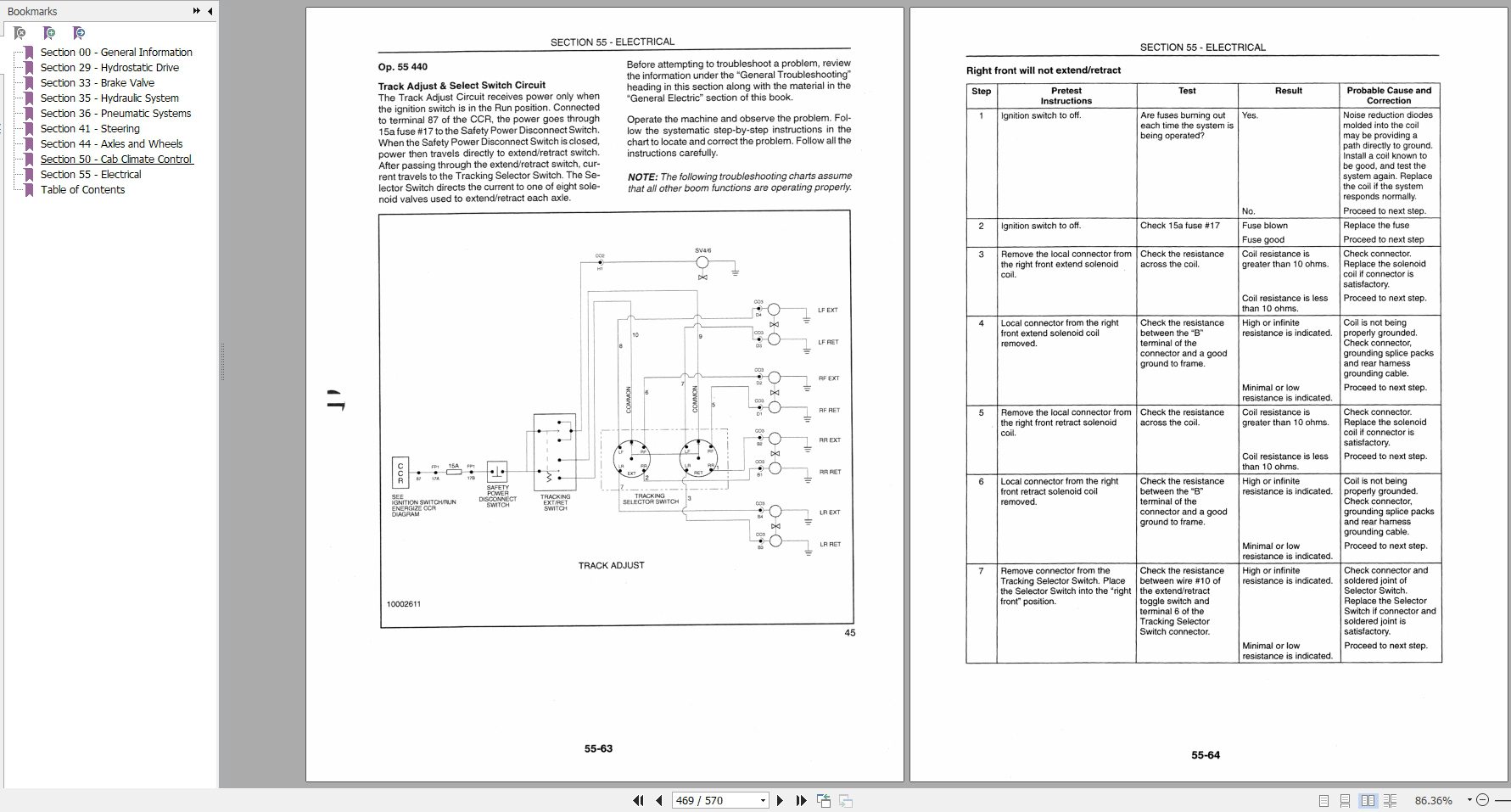New Holland Tractor SF550 Repair Manual86611363 4