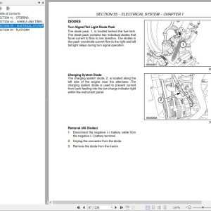 New Holland Tractor T1530 Service Manual 2