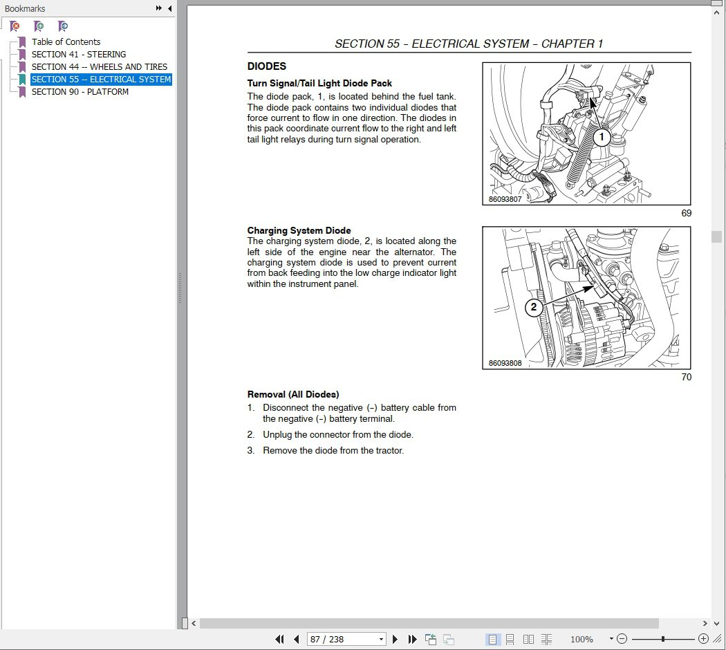 New Holland Tractor T1530 Service Manual 2