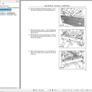 New Holland Tractor T1530 Service Manual 4