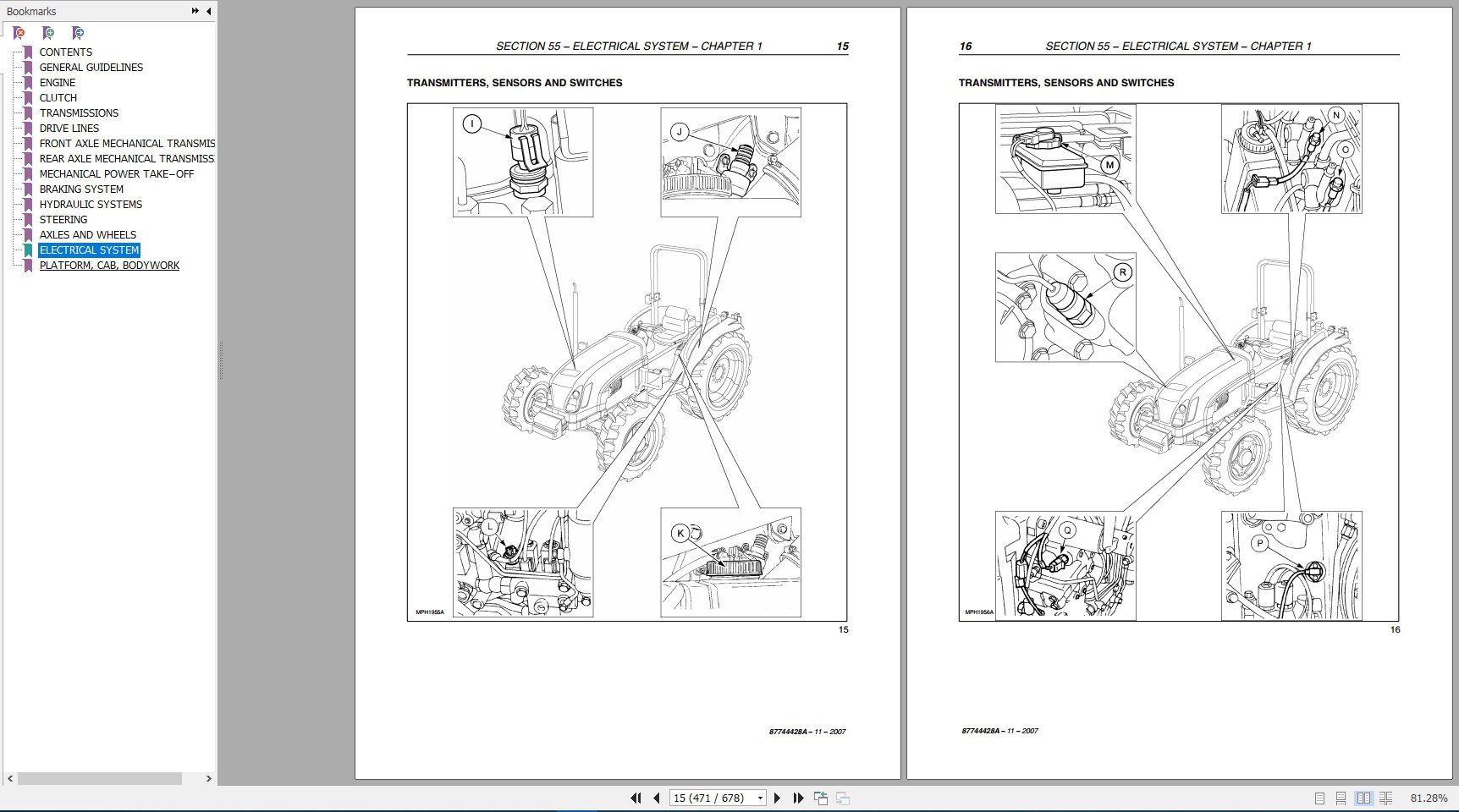 New Holland Tractor T4040 T4050 Service Manual 4