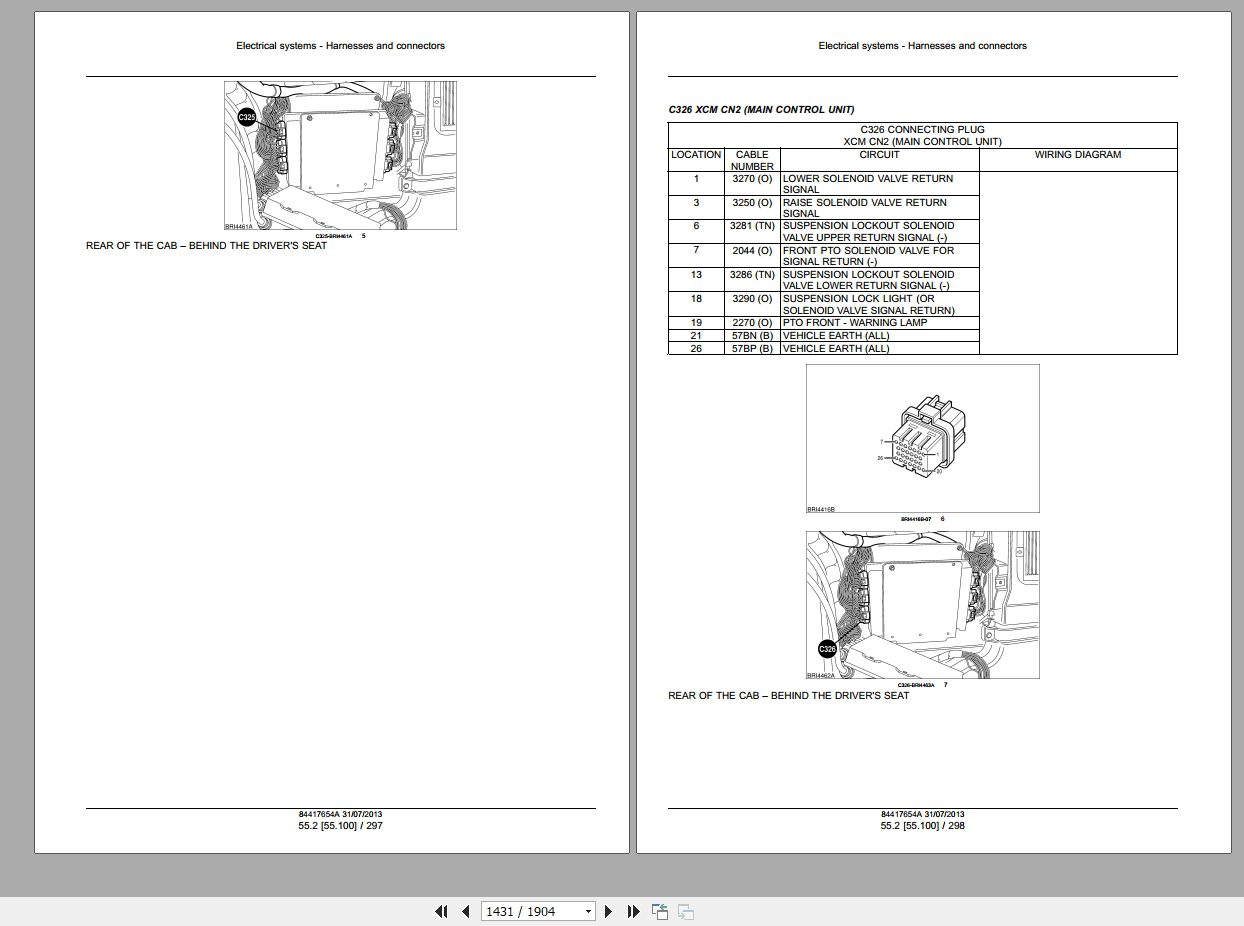 New Holland Tractor T7240 T7245 Service Manual84417654A 4