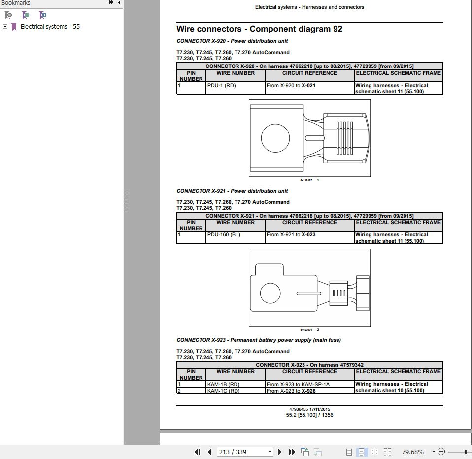 New Holland Tractor T7 230 T7 245 T7 260 Autocommand Tier 4B Service Manual 4