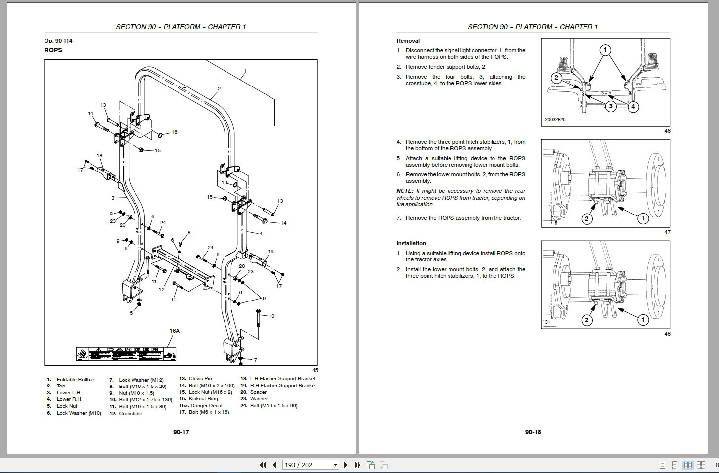 New Holland Tractor TC29DATC33DA Repair Manual 4