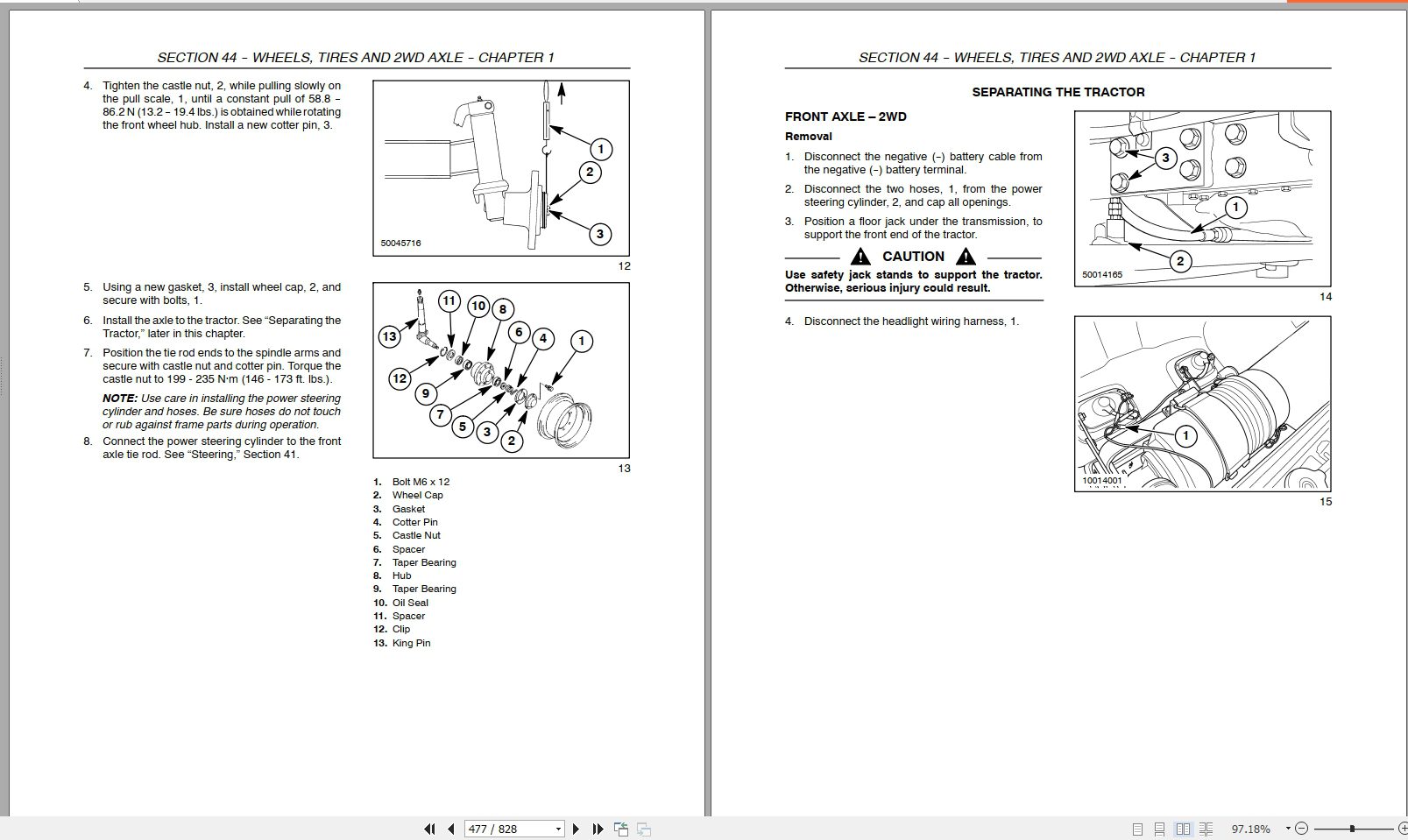 New Holland Tractor TC30 Repair Manual87361957 3
