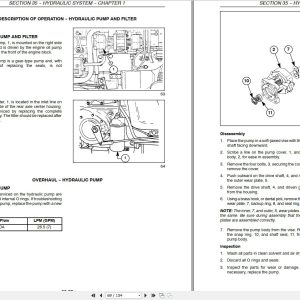 New Holland Tractor TC31DA TC34DA Repair Manual 2