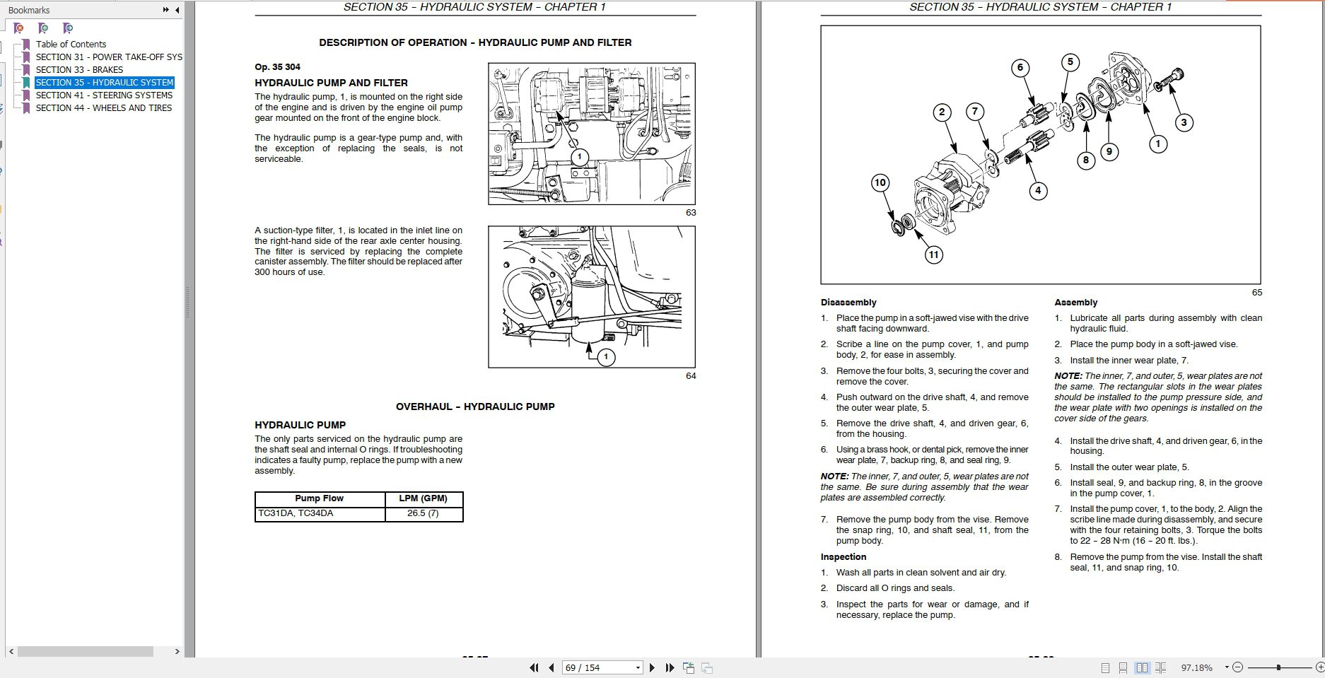 New Holland Tractor TC31DA TC34DA Repair Manual 2