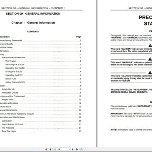 New Holland Tractor TC31DA TC34DA Repair Manual 3