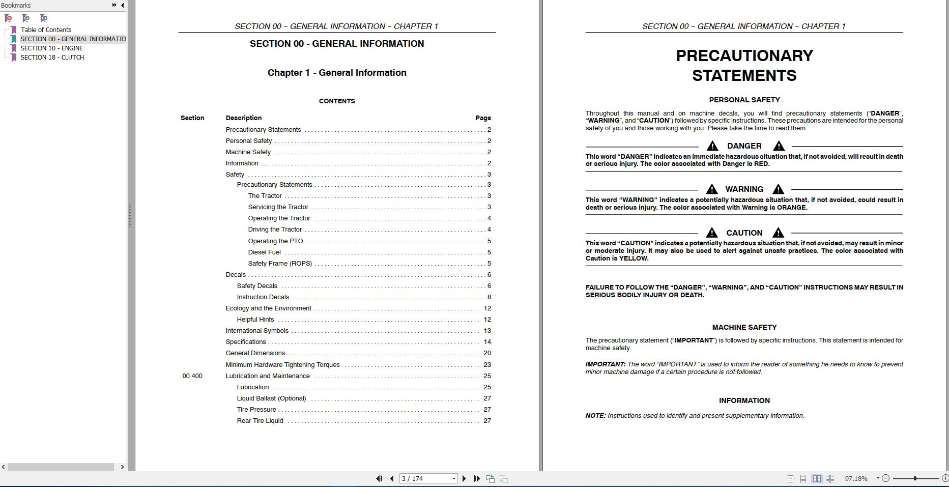 New Holland Tractor TC31DA TC34DA Repair Manual 3