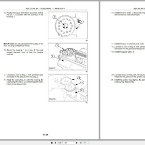 New Holland Tractor TC 30 Repair Manual 4