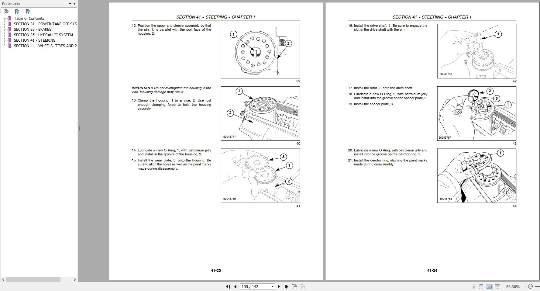 New Holland Tractor TC 30 Repair Manual 4