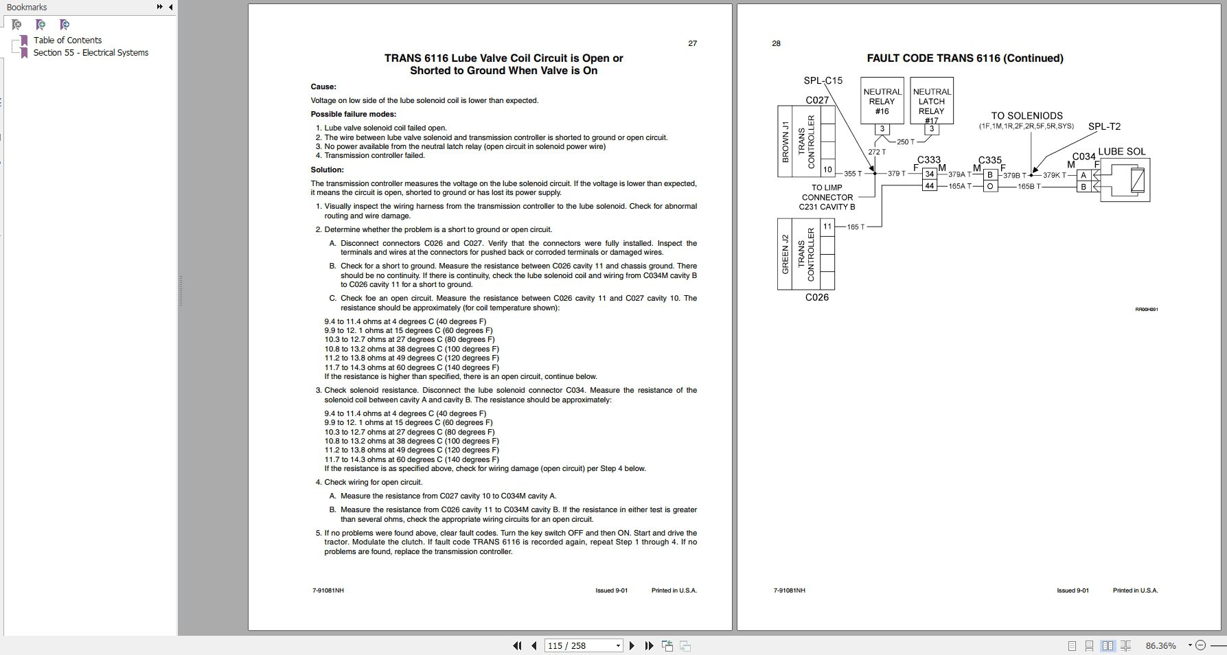 New Holland Tractor TJ Series Repair Manual 2