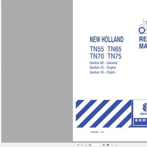 New Holland Tractor TN55TN65TN70TN75 Repair Manual 1