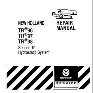 New Holland Tractor TR96TR97TR98 Repair Manual 1