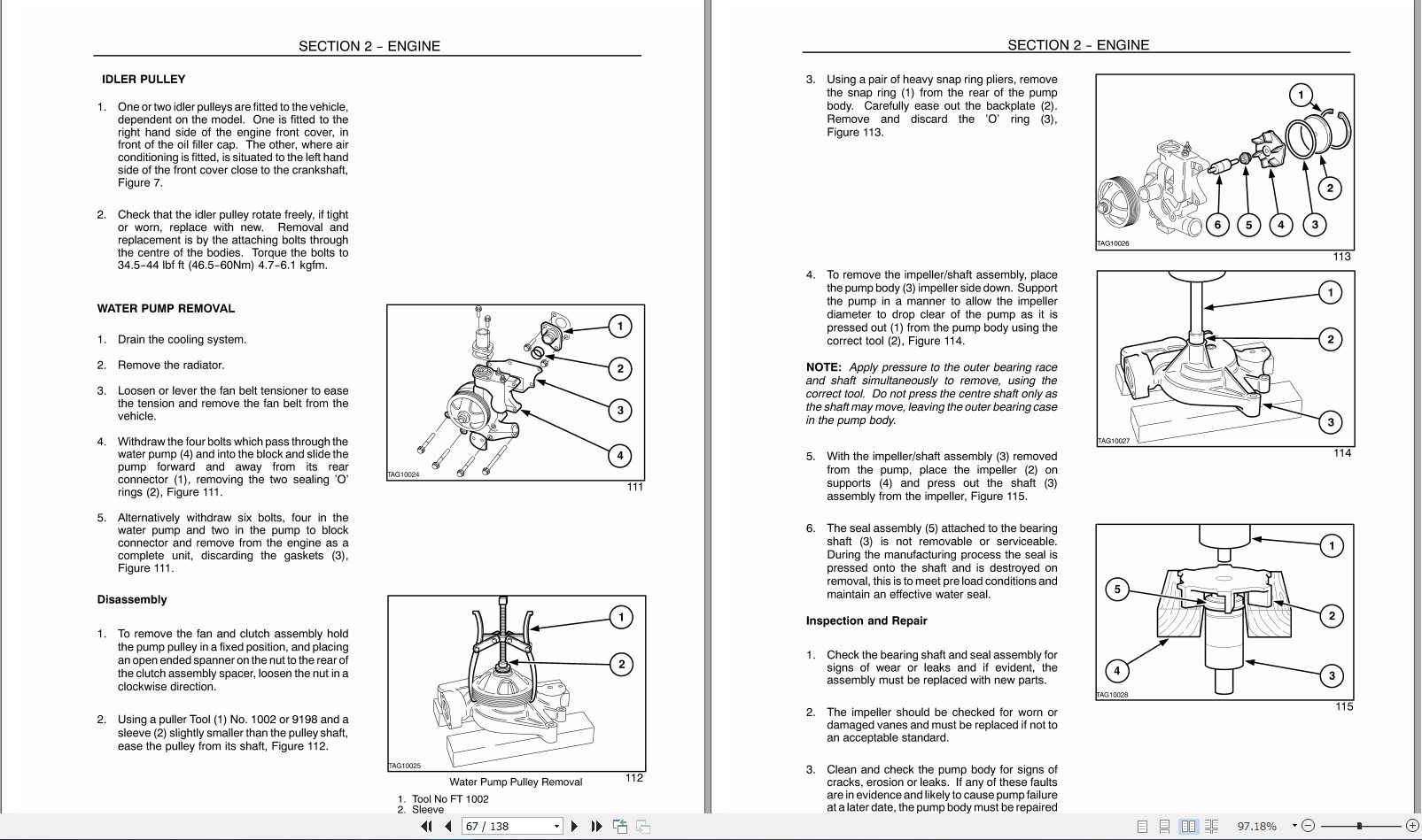 New Holland Tractor TS90TS100TS110 Service Manual 30nrmF