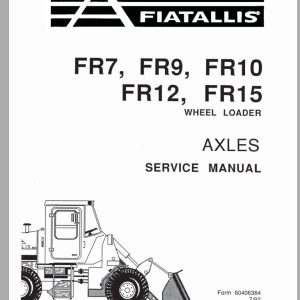 New Holland Wheel Loader FR12B Service Manual73155597 2