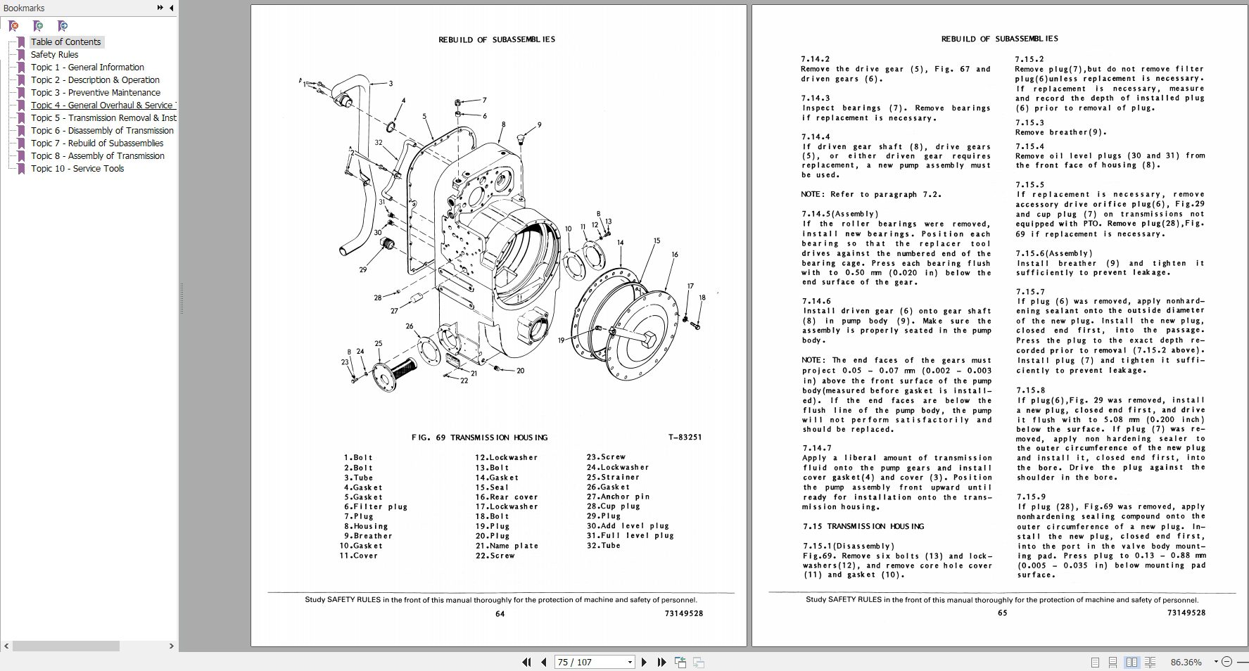 New Holland Wheel Loader FR15 Service Manual73149528 3