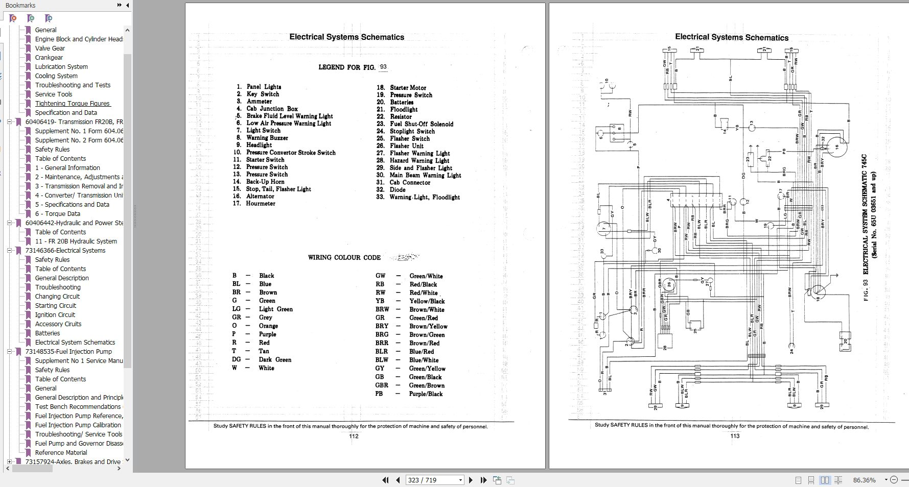 New Holland Wheel Loader FR20 FR20B Service Manual73155599 4 1