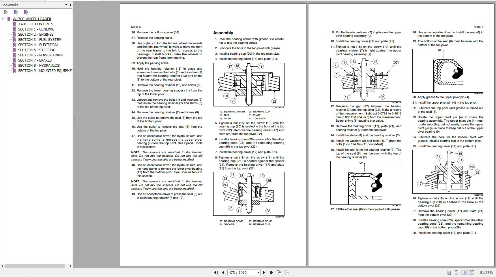 New Holland Wheel Loader W170C Service Manual84488417 3