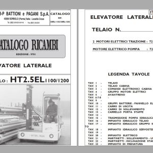 Battioni Pagani Forklift Parts Manuals2
