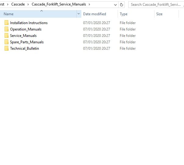 CascadeForkliftServiceManuals 1