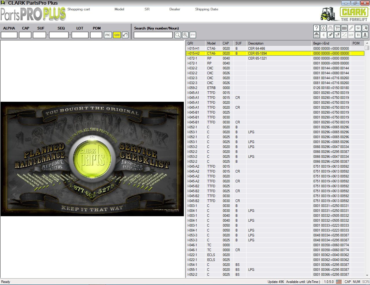 Clark ForkLift Parts Pro Plus v496 01.2020 2