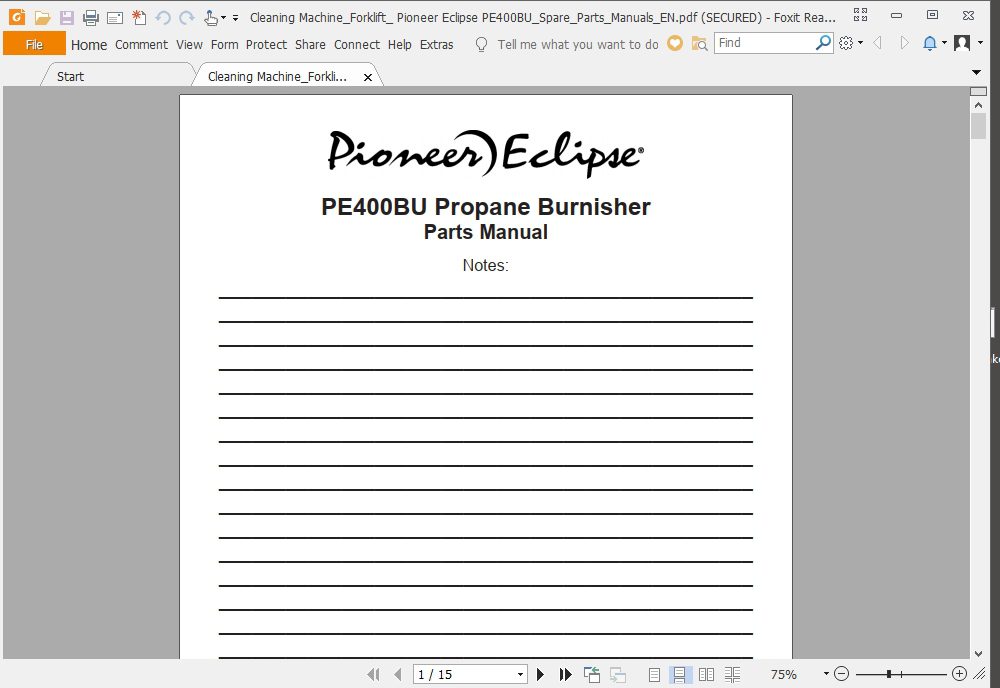 Cleaning MachineForkliftFullServiceManualsDVD 4 1