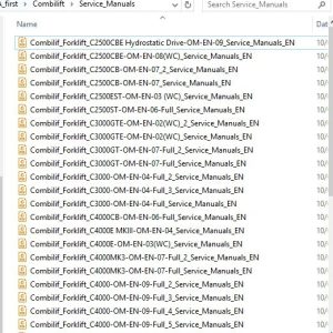 CombilifForkliftFullServicePartsManuals 2