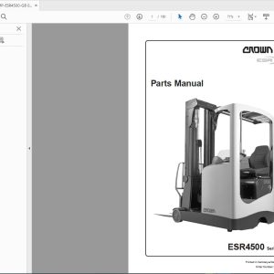 Crown Forklift Part Service Manual CD3Ng7xT