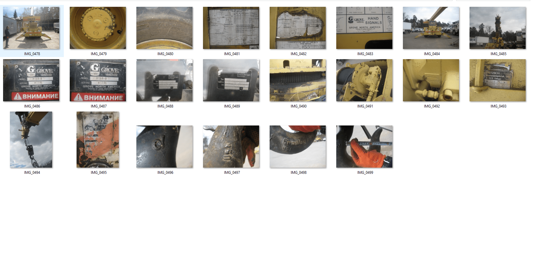 Grove Crane LRT110RT58B Technical Manual Operators Manual 4