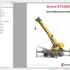 Grove Crane RT530530ERT540E 2 Shop Manuals 1