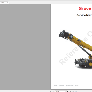 Grove Crane RT9150E Operators Maintenance ManualService Manual