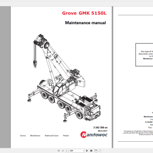 Grove GMK5150L 3302709EN Operating Manual 1