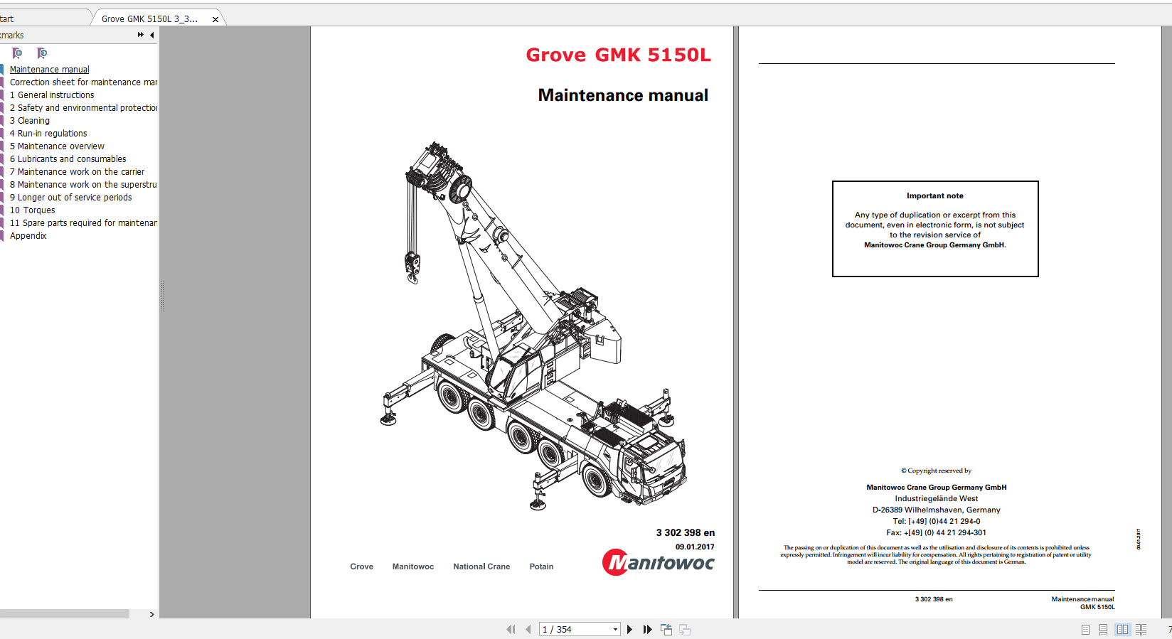 Grove GMK5150L 3302709EN Operating Manual 1