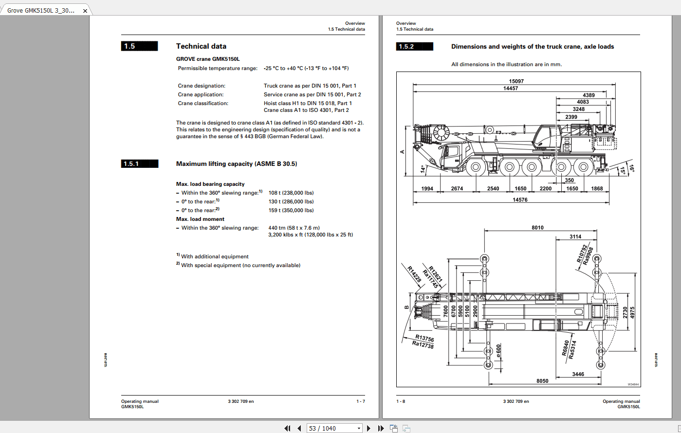 Grove GMK5150L 3302709EN Operating Manual 4