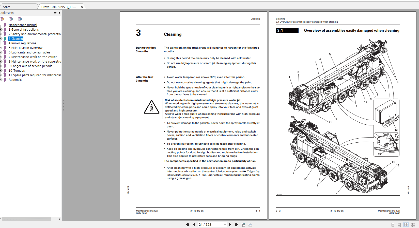 Grove Mobile Crane GMK 5095 Operating Maintenance Manual 2