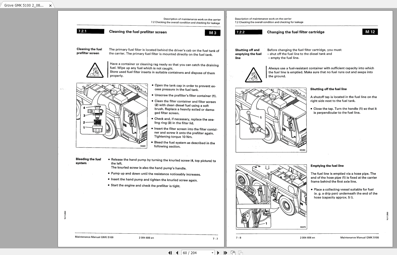 Grove Mobile Crane GMK 5100 Operating Maintenance Manual 2