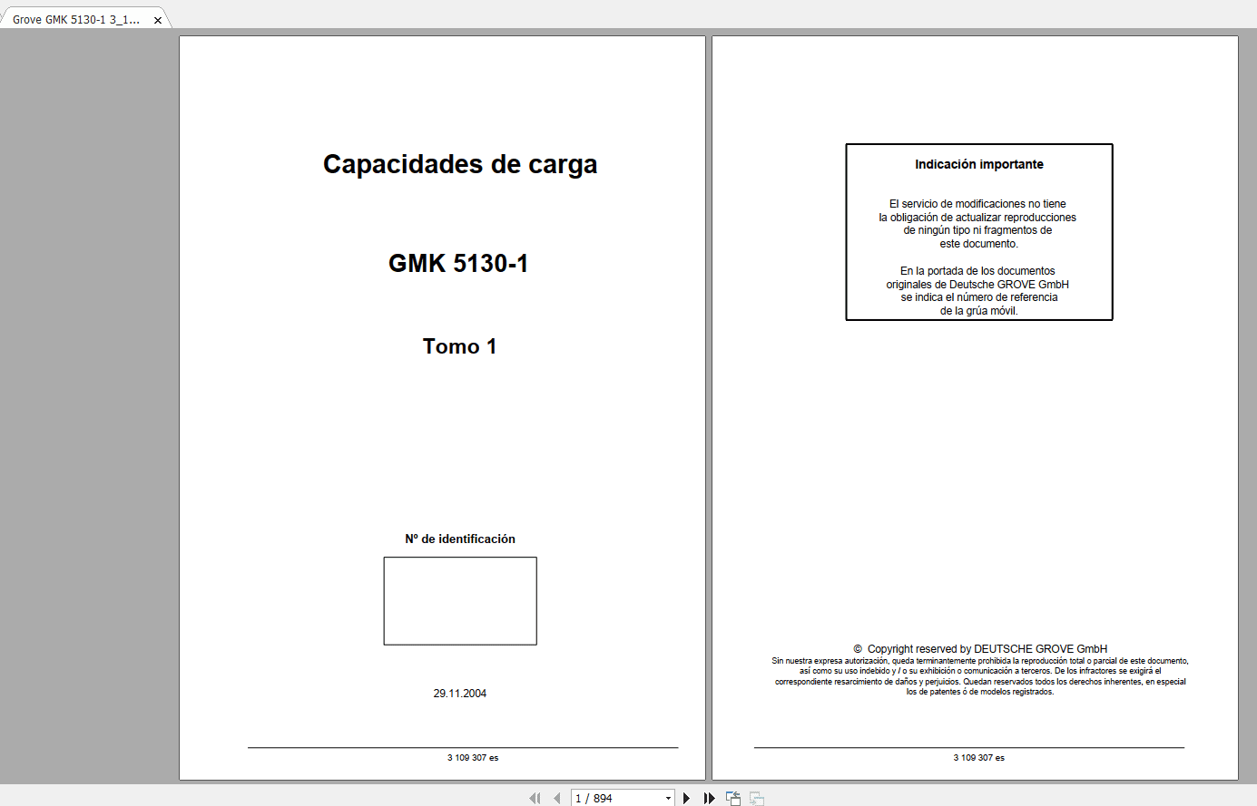 Grove Mobile Crane GMK 5130 1 Operating Maintenance Manual 4