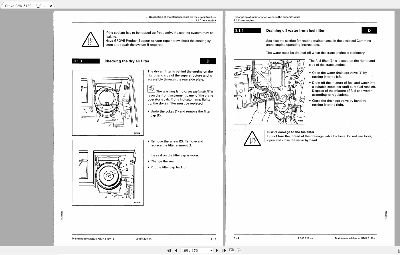 Grove Mobile Crane GMK 5130 L Maintenance Manual 3