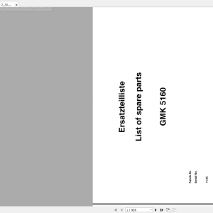 Grove Mobile Crane GMK 5160 Operating Maintenance Manual