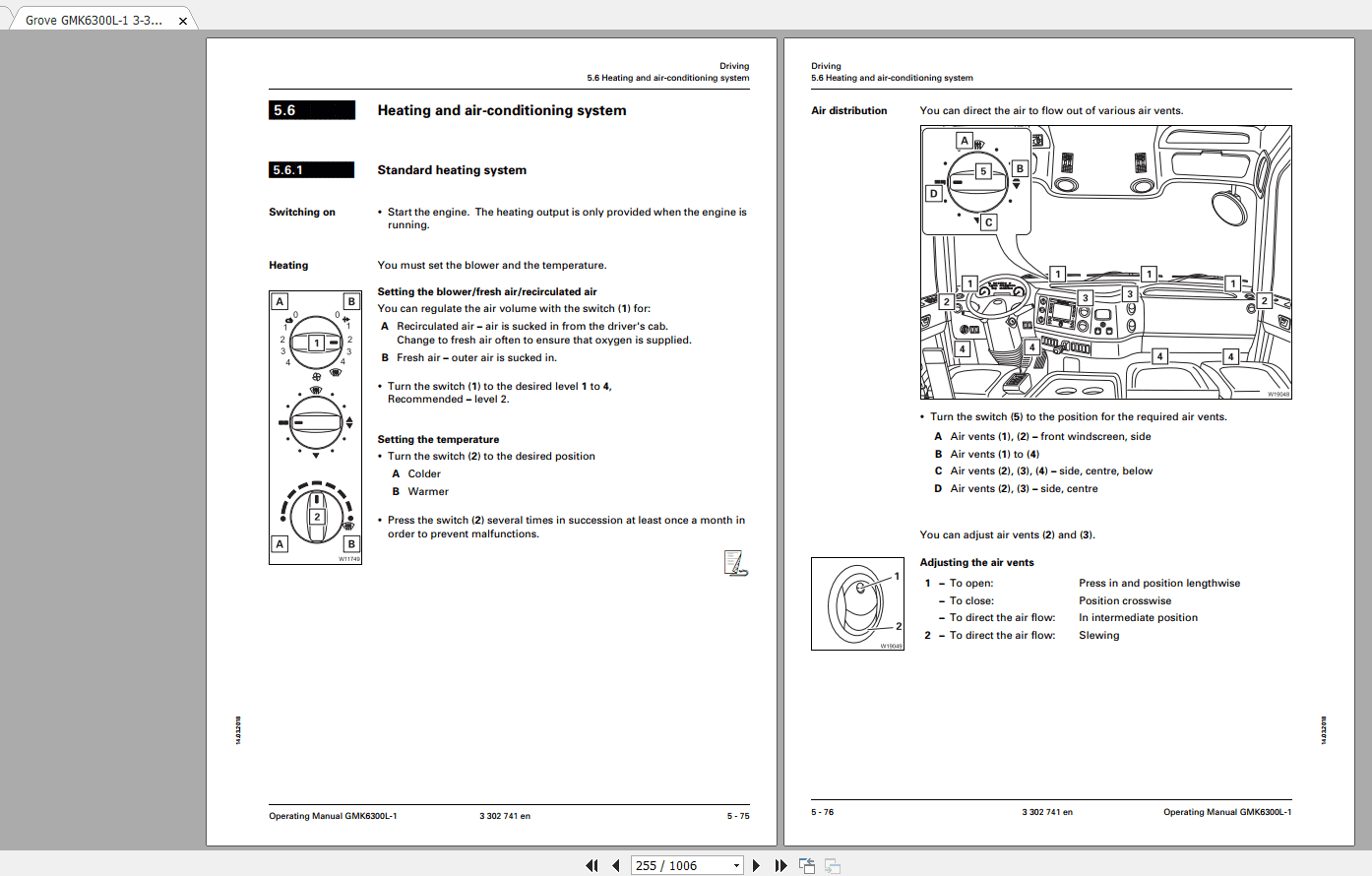 Grove Mobile Crane GMK 6300 L1 Operating Maintenance Manual 4
