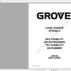 Grove RT530E 2 229126 Load Charts