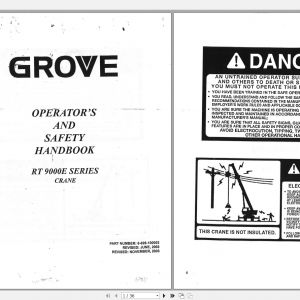 Grove RT9000E Series Operator Safety Handbook