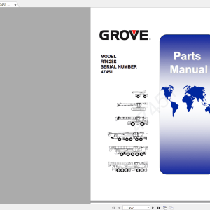 Grove RT 628S 47451 Parts Manual