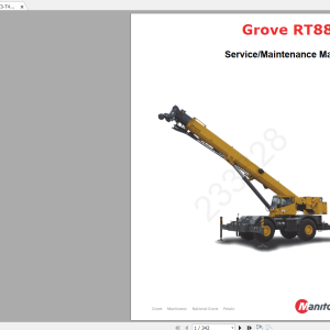 Grove RT 880E4 T3 T4i 233828Control358 07 Service Maintenance Manual